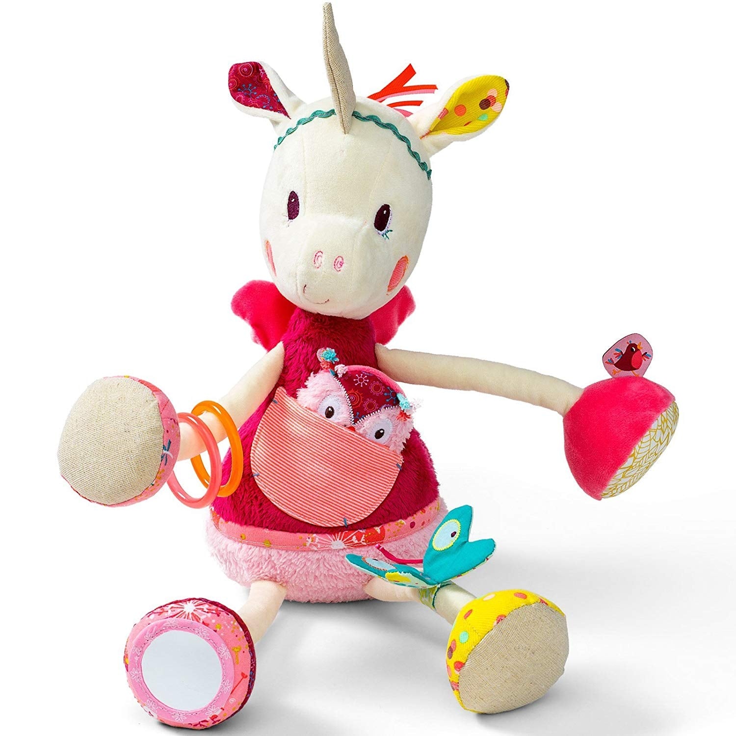 Louise la licorne d'activités – Poupons et Cie Boutique pour bébé