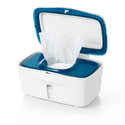 Distributeur De Lingettes étanche Bleu - Boîte Réutilisable Anti-poussière - Pour Salle De Bain, Voiture, Voyage - Lavable Micro-ondes - 8