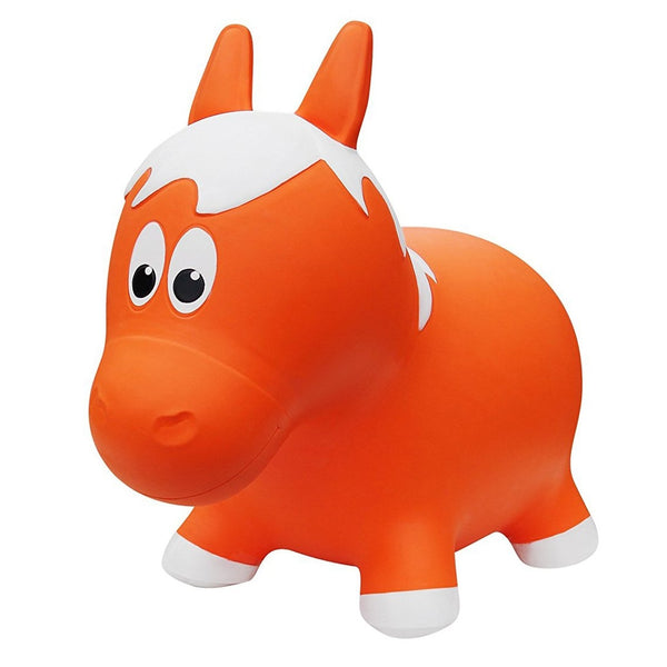Hoppimals Tootiny Cheval Sauteur Gonflable – Pompe Incluse – Dès 12 Mois – CE, Sans Phtalates – Motricité Et Équilibre
