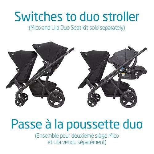 poussette maxi cosi lila Poussette Lila – Poupons et Cie